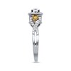 Thumbnail Image 2 of Previously Owned Yellow & White Diamond Engagement Ring 1/2 ct tw 10K Two-Tone Gold - Size 4.75