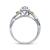 Thumbnail Image 3 of Previously Owned Yellow & White Diamond Engagement Ring 1/2 ct tw 10K Two-Tone Gold - Size 4.75