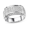 Thumbnail Image 0 of Previously Owned Men's Diamond Band 1-1/2 ct tw Round-cut 10K White Gold - Size 12.5