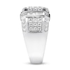 Thumbnail Image 1 of Previously Owned Men's Diamond Band 1-1/2 ct tw Round-cut 10K White Gold - Size 12.5
