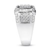 Thumbnail Image 1 of Previously Owned Men's Diamond Band 1-1/2 ct tw Round-cut 10K White Gold - Size 12.5
