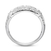 Thumbnail Image 2 of Previously Owned Men's Diamond Band 1-1/2 ct tw Round-cut 10K White Gold - Size 12.5