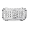 Thumbnail Image 3 of Previously Owned Men's Diamond Band 1-1/2 ct tw Round-cut 10K White Gold - Size 12.5