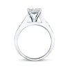 Thumbnail Image 3 of Previously Owned Diamond Engagement Ring 1 ct tw Round-cut 14K White Gold Size 10.5