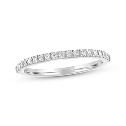 Previously Owned Diamond Wedding Band 1/5 ct tw Round-cut 14K White Gold