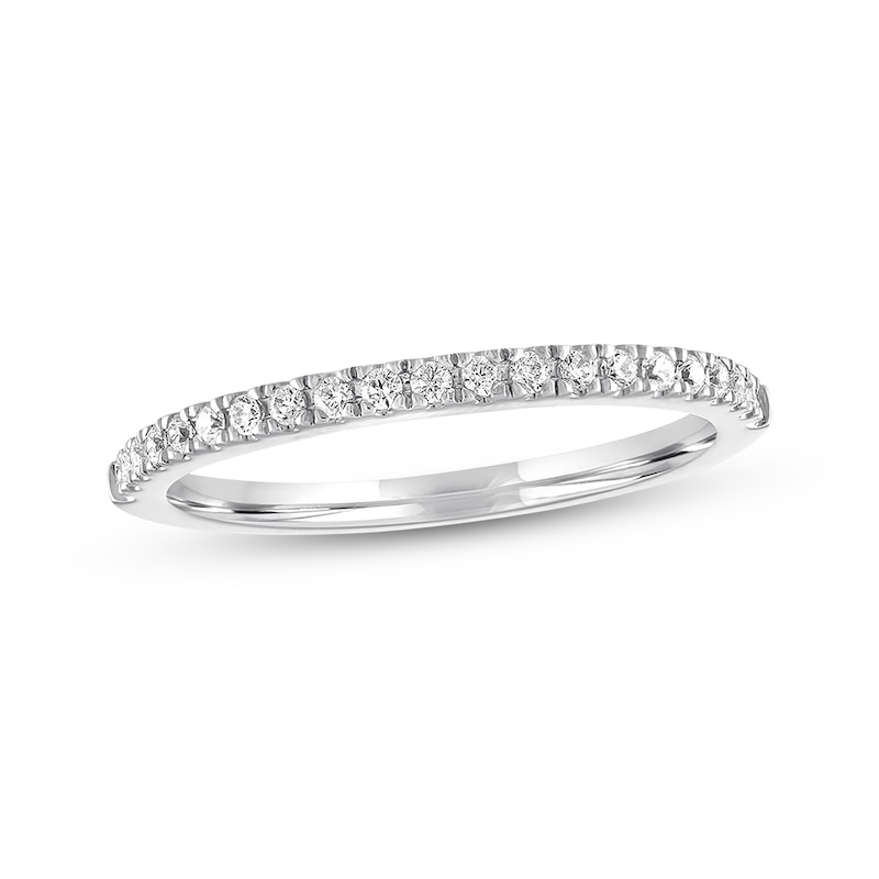 Main Image 1 of Previously Owned Diamond Wedding Band 1/5 ct tw Round-cut 14K White Gold