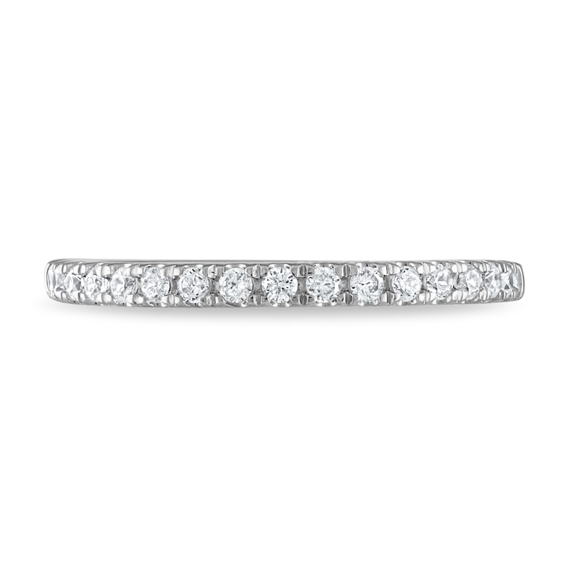 Main Image 3 of Previously Owned Diamond Wedding Band 1/4 ct tw 14K White Gold