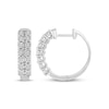 Thumbnail Image 0 of Previously Owned Diamond Hoop Earrings 1/10 ct tw Round-cut Sterling Silver