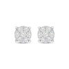 Thumbnail Image 2 of Previously Owned Diamond Fashion Stud Earrings 1 ct tw Round-cut 10K White Gold