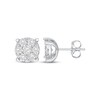 Thumbnail Image 3 of Previously Owned Diamond Fashion Stud Earrings 1 ct tw Round-cut 10K White Gold