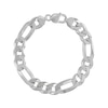 Thumbnail Image 1 of Previously Owned Men's Figaro Bracelet Solid Sterling Silver 9"