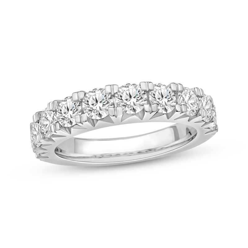 Main Image 1 of Previously Owned Diamond Anniversary Ring 2 ct tw Round-cut 10K White Gold