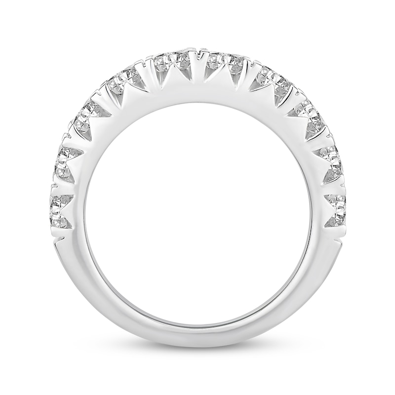 Main Image 3 of Previously Owned Diamond Anniversary Ring 2 ct tw Round-cut 10K White Gold