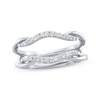Thumbnail Image 1 of Previously Owned Diamond Enhancer Ring 1/5 ct tw Round-cut 14K White Gold