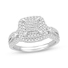 Previously Owned Diamond Engagement Ring 5/8 ct tw Princess-cut 10K White Gold