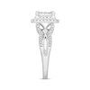 Previously Owned Diamond Engagement Ring 5/8 ct tw Princess-cut 10K White Gold