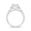 Previously Owned Diamond Engagement Ring 5/8 ct tw Princess-cut 10K White Gold