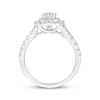 Previously Owned THE LEO First Light Diamond Engagement Ring 1 ct tw Round-cut 14K White Gold