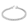 Thumbnail Image 1 of Previously Owned Diamond Bracelet 5 ct tw Round-cut 10K White Gold 7" Length