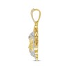Thumbnail Image 2 of Previously Owned Men's Christ Pendant 1/2 ct tw Round-cut 10K Yellow Gold