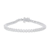 Thumbnail Image 0 of Previously Owned Diamond Line Bracelet 1/2 ct tw Round-cut Sterling Silver