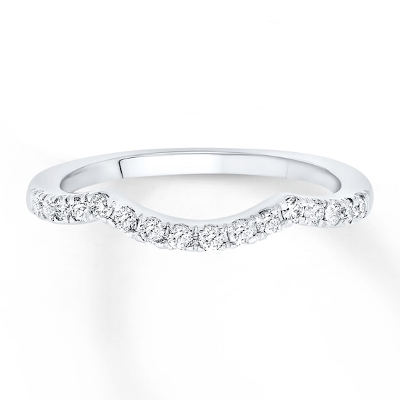 Previously Owned Diamond Wedding Ring 1/4 ct tw Round-cut 14K White Gold
