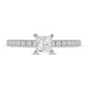 Thumbnail Image 3 of Previously Owned Diamond Engagement Ring 5/8 ct tw Princess/Round-cut 14K White Gold