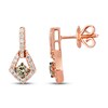 Thumbnail Image 2 of Previously Owned Le Vian Chocolate & Nude Earrings 5/8 ct tw Diamonds 14K Strawberry Gold