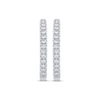 Thumbnail Image 1 of Previously Owned Diamond Hoop Earrings 1/4 ct tw 10K White Gold