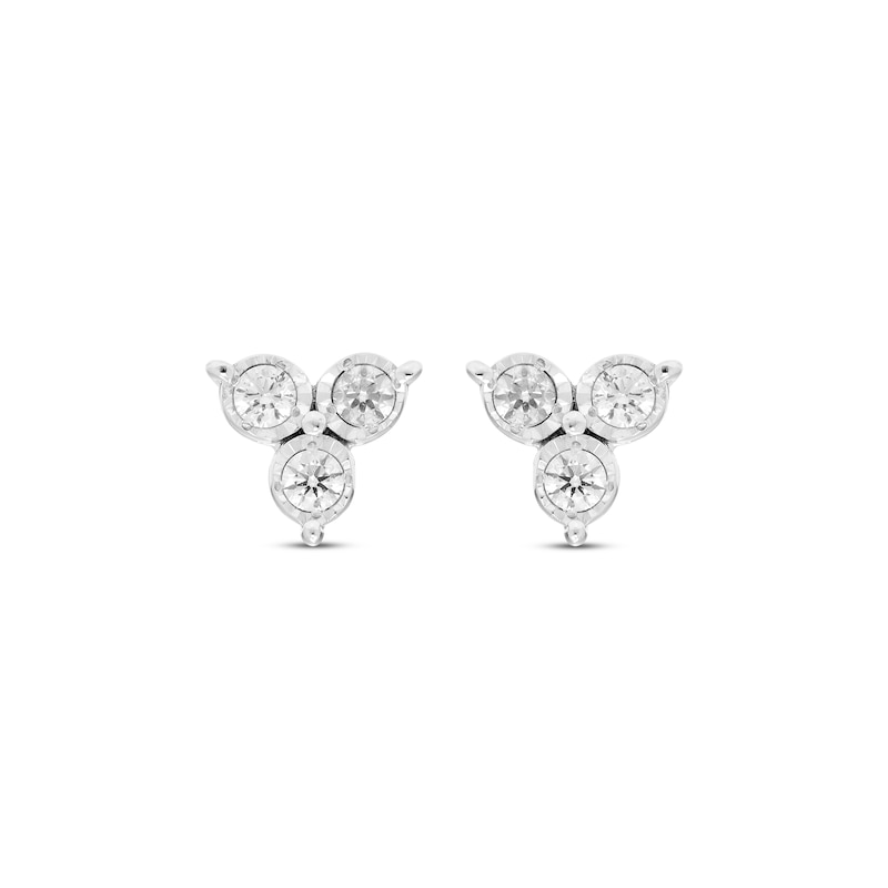 Main Image 2 of Previously Owned Diamond Earrings 1/4 ct tw 10K White Gold