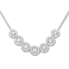 Thumbnail Image 1 of Previously Owned Diamond Choker Necklace 1/4 ct tw Round-cut 10K White Gold