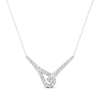 Thumbnail Image 1 of Previously Owned Love + Be Loved Diamond Necklace 1 ct tw 14K White Gold 18"