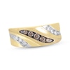 Thumbnail Image 0 of Previously Owned Men’s Brown and White Diamond Ring 1/2 ct tw 10K Yellow Gold
