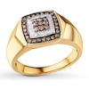 Thumbnail Image 1 of Previously Owned Brown Diamond Men's Ring 1/3 ct tw 10K Yellow Gold