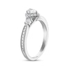 Thumbnail Image 2 of Previously Owned 3-Stone Diamond Engagement Ring 1/2 ct tw Pear & Round-cut 14K White Gold
