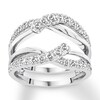 Thumbnail Image 1 of Previously Owned Diamond Enhancer Ring 3/4 ct tw Round-cut 14K White Gold