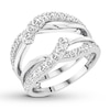Thumbnail Image 3 of Previously Owned Diamond Enhancer Ring 3/4 ct tw Round-cut 14K White Gold