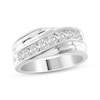 Thumbnail Image 1 of Previously Owned Men's Diamond Wedding Band 1 ct tw 14K White Gold