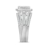 Thumbnail Image 2 of Previously Owned Diamond Bridal Set Round & Baguette 1 1/2 ct tw 10K White Gold
