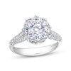 Previously Owned Multi-Stone Diamond Engagement Ring 1-1/8 ct tw Round-cut 14K White Gold