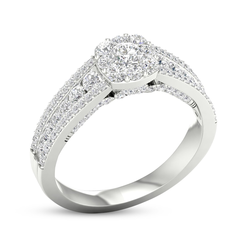 Previously Owned Diamond Engagement Ring 1 ct tw Round-cut 14K White Gold