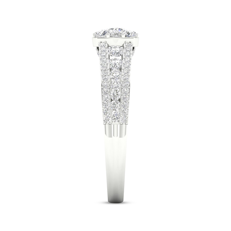 Previously Owned Diamond Engagement Ring 1 ct tw Round-cut 14K White Gold