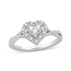 Thumbnail Image 1 of Previously Owned Diamond Heart Ring 1/5 ct tw Sterling Silver