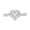 Thumbnail Image 3 of Previously Owned Diamond Heart Ring 1/5 ct tw Sterling Silver
