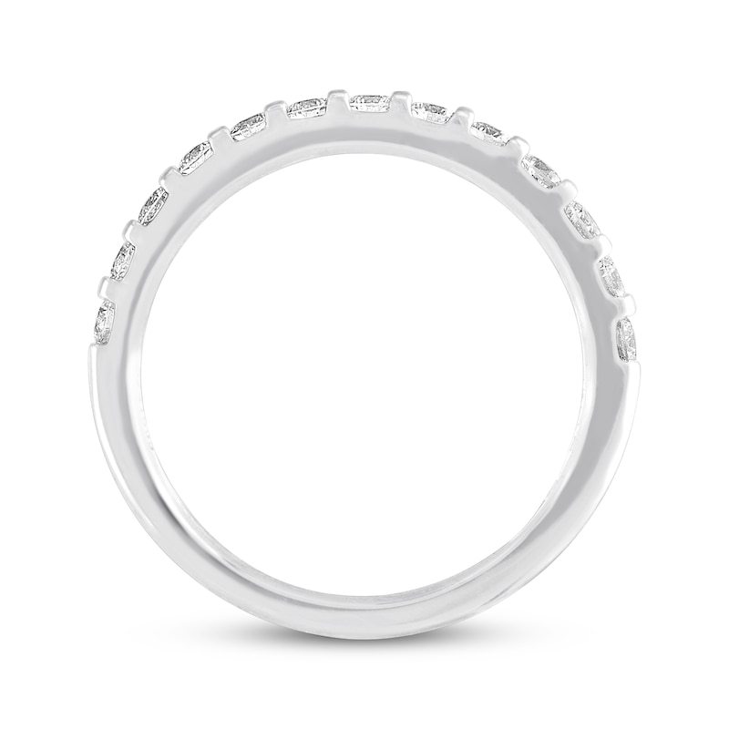 Main Image 3 of Previously Owned THE LEO Diamond Wedding Band 1/2 ct tw 14K White Gold