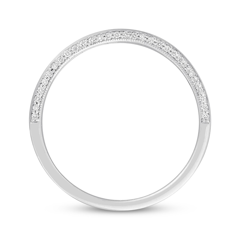 Previously Owned Neil Lane Men's Diamond Wedding Band 1/5 ct tw Round-cut 14K White Gold