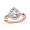Thumbnail Image 1 of Previously Owned Neil Lane Ring 1-1/8 ct tw Pear & Round-cut Diamonds 14K Rose Gold Size 8.5