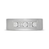 Thumbnail Image 3 of Previously Owned Neil Lane Men's Diamond Wedding Band 1/2 ct tw Round/Baguette 14K White Gold