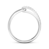 Thumbnail Image 3 of Previously Owned Love + Be Loved Diamond Ring 1/10 ct tw Round Sterling Silver Size 7