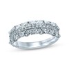 Thumbnail Image 1 of Previously Owned Monique Lhuillier Bliss Diamond Wedding Band 1-1/4 ct tw Round & Marquise-cut 18K White Gold